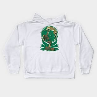 Art Nouveau Oxossi Kids Hoodie